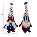 Patriotic 5th of July Gnome, American Independence Day Gnomes, Birth Announcement Memorial Day Elf Dwarf, Scandinavian Ornaments Handmade Plush Doll Stars & Stripes Gnome Home Decorations W886