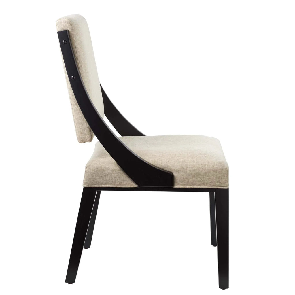 Beige Upholstered Fabric Dining Chairs, Set of 2 H797048