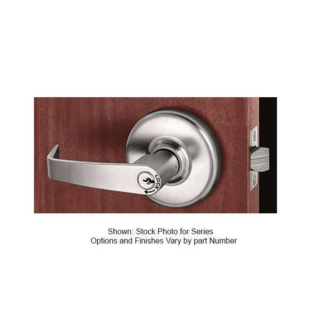 Cylindrical Lock Bright Bronze Clear Coated S1814