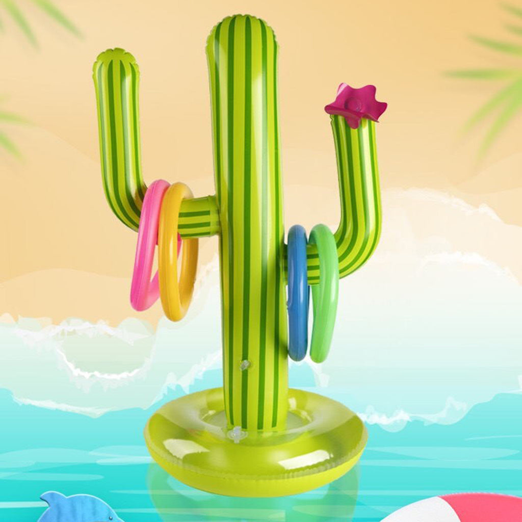 Inflatable Cactus Pool Float Toy Set of 1 A722