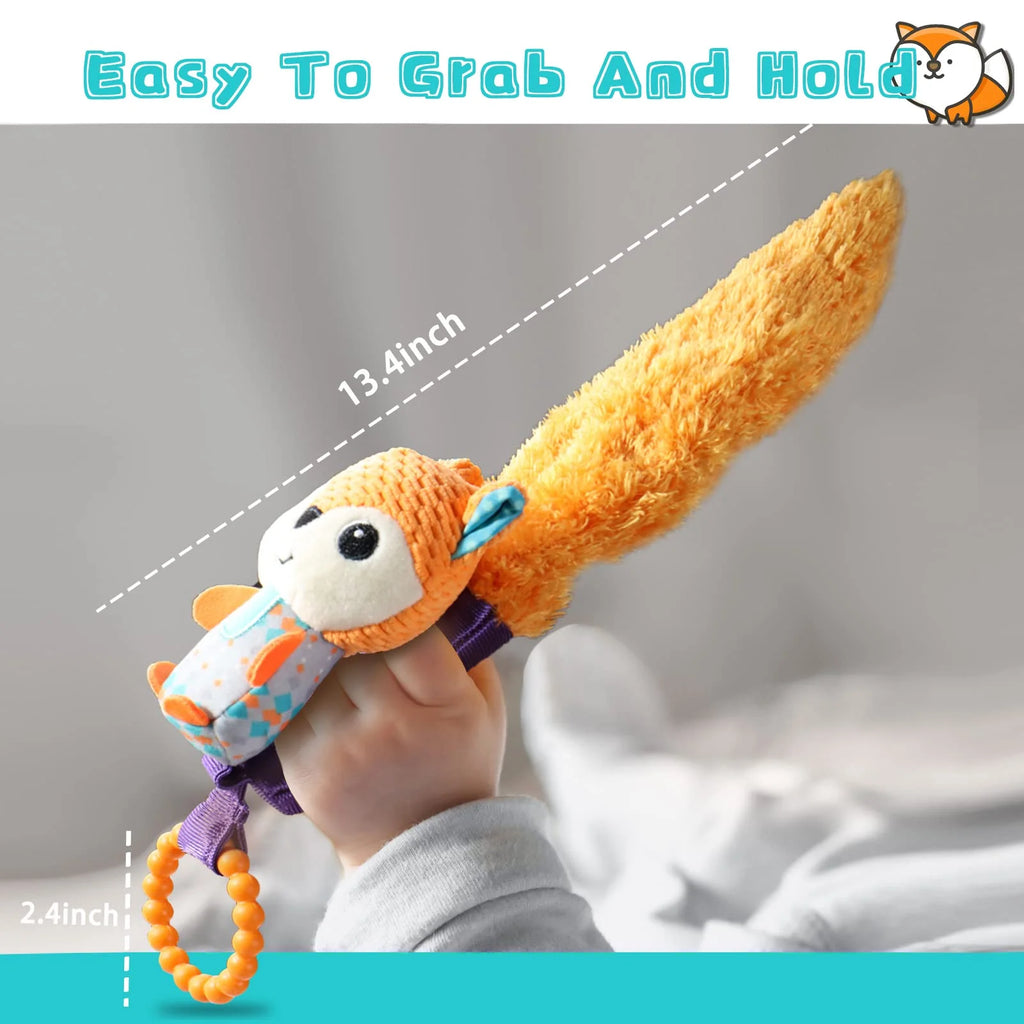 Multicolor Baby Rattles & Plush Rings Teether Toy Z3684