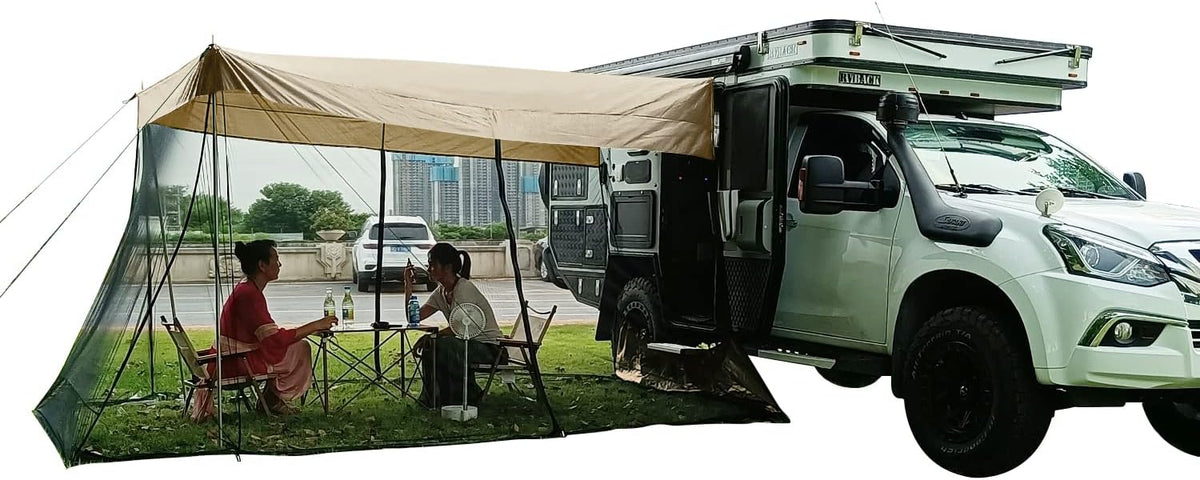 Portable Rear Tent with Mosquito Net for SUV T3641