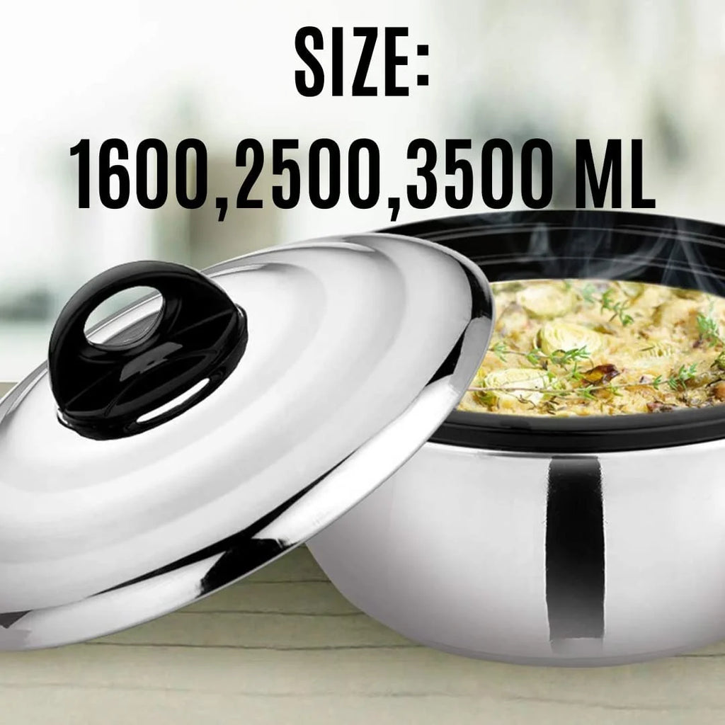 Insulated Stainless Steel Casserole with Lid L31094