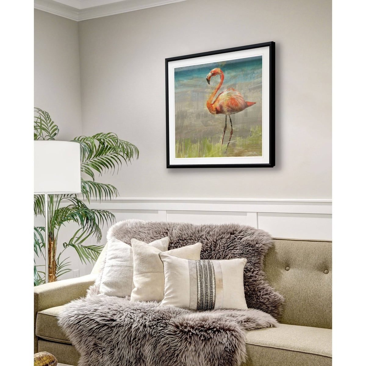 Framed Giclee Print 34x34 O873004