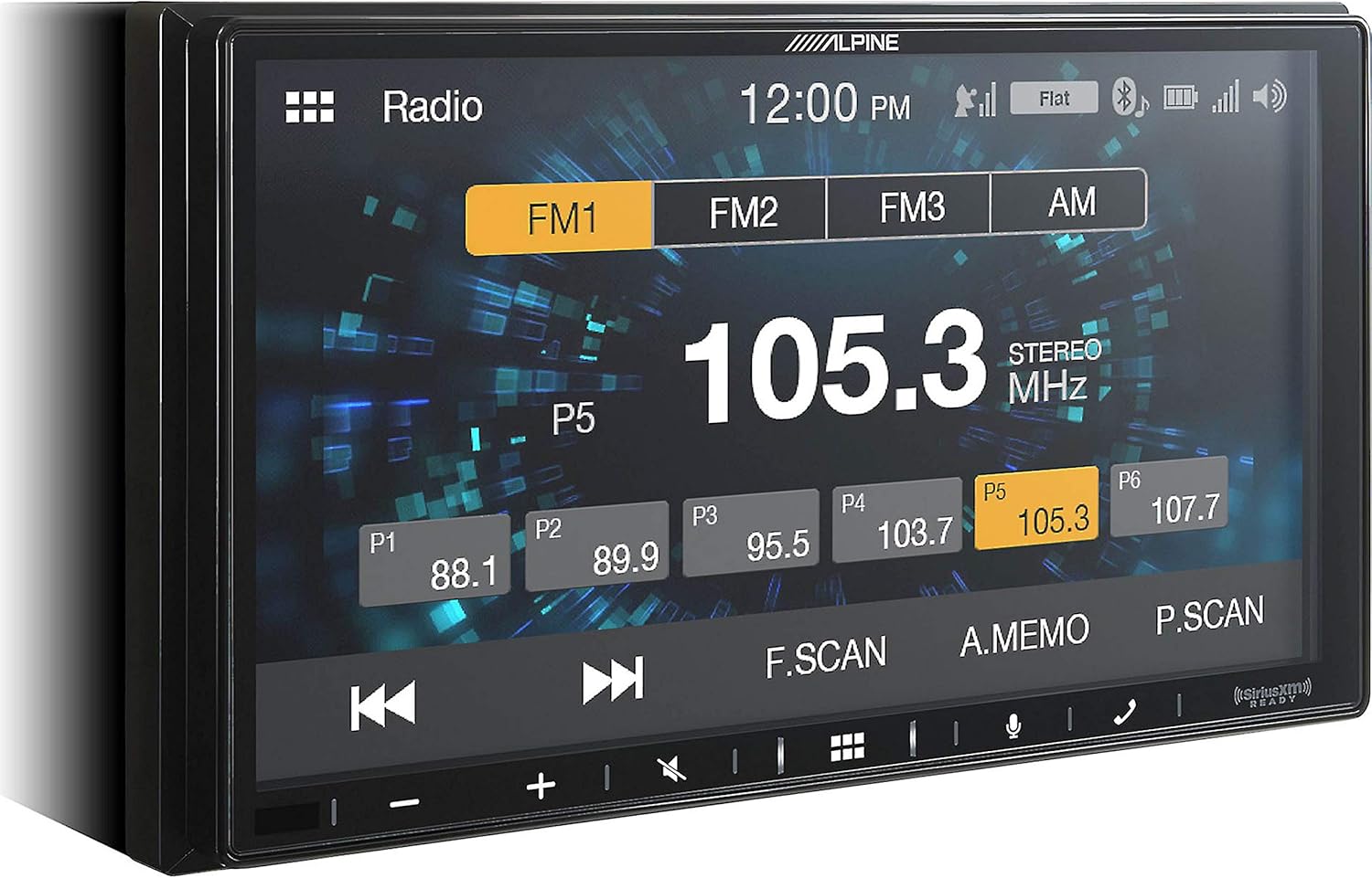 CarPlay & Android Auto Compatible Car Stereo with Sirius XM Tuner D38475
