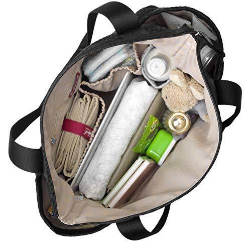 Black Scuba Diaper Bag H40378
