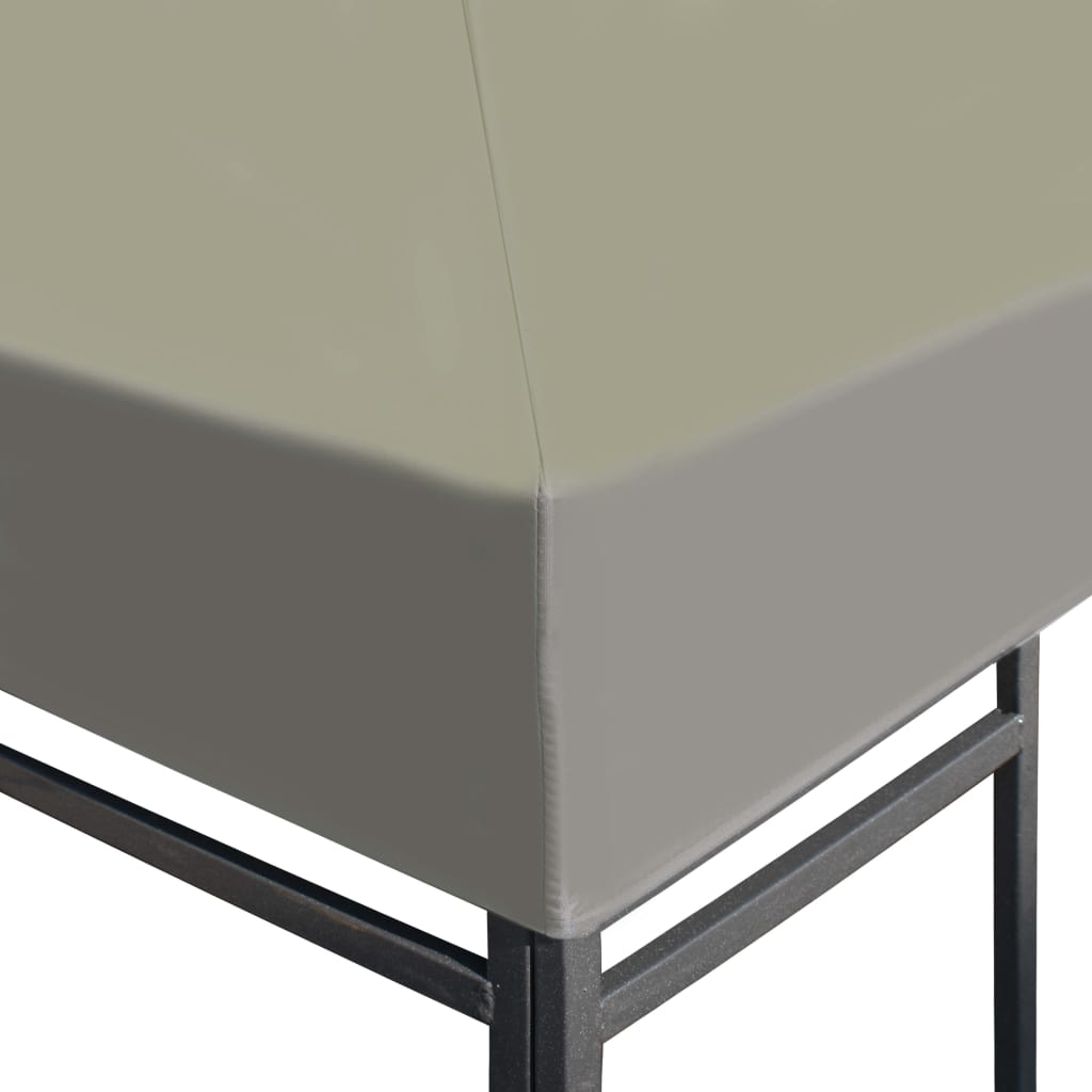 Beige 10 x 13 ft Waterproof Gazebo Replacement Canopy Cover T242