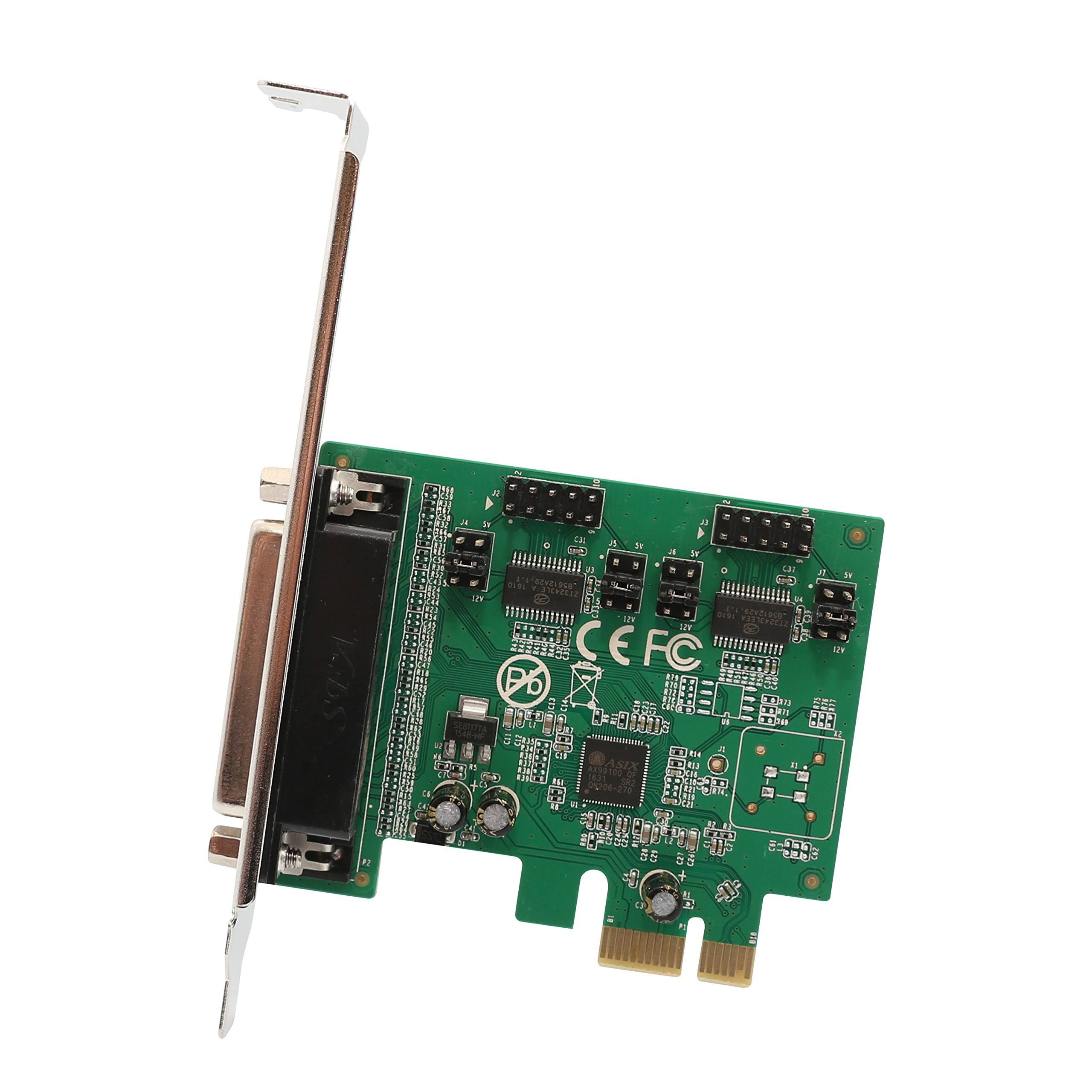 2 Port DB9 Serial and 1 Port DB25 Parallel PCI-Express Combo Card H275