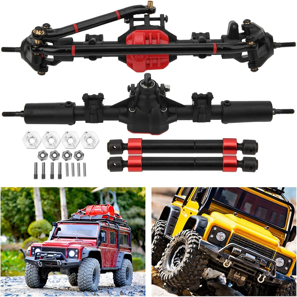 2pcs Metal Front Rear Drive Axle Shaft with 38T/15T Gear Teeth for 1/10 RC Car H94317