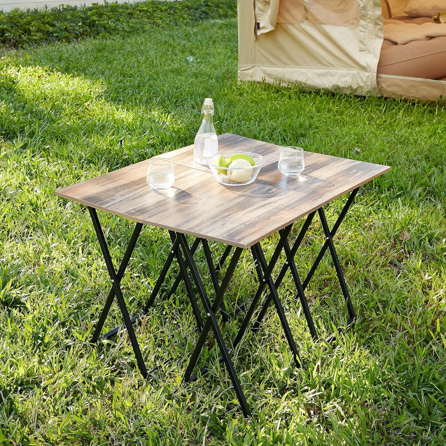 Set of 4 Folding Tv Tray Table F3943