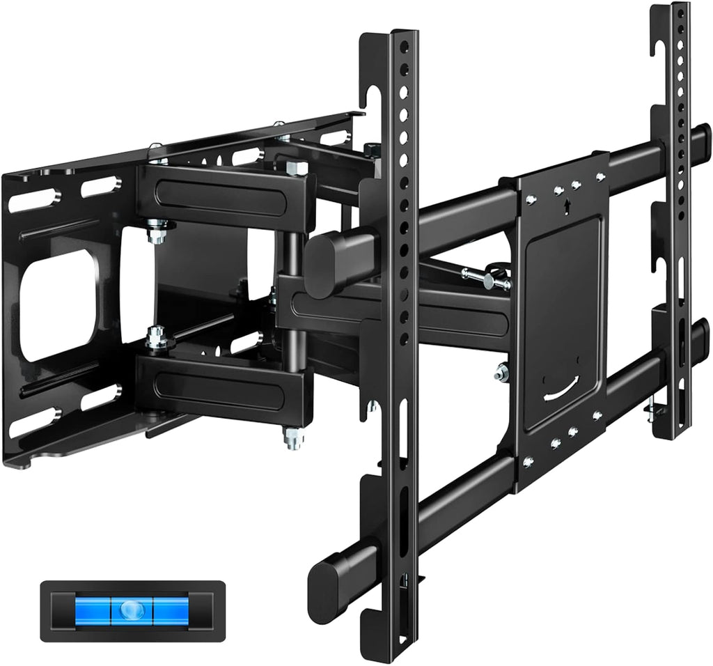 Full Motion TV Wall Mount for 37-75 Inch LED Flat Curved TVs, Max VESA 600x400mm, Holds 121 LBS, Pack of 2 E386