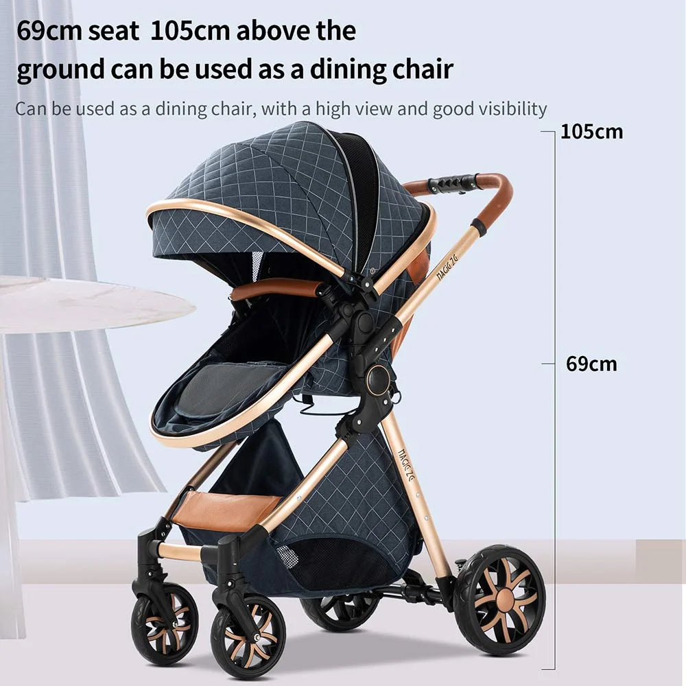 Baby Travel System Stroller with Safety Car Seat and Base Set F674668