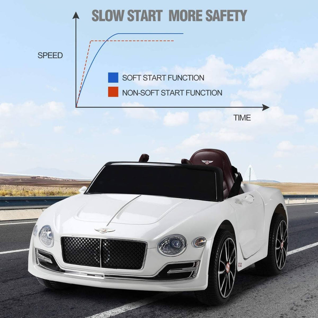 White Ride on Car H722
