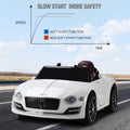 White Ride on Car H722