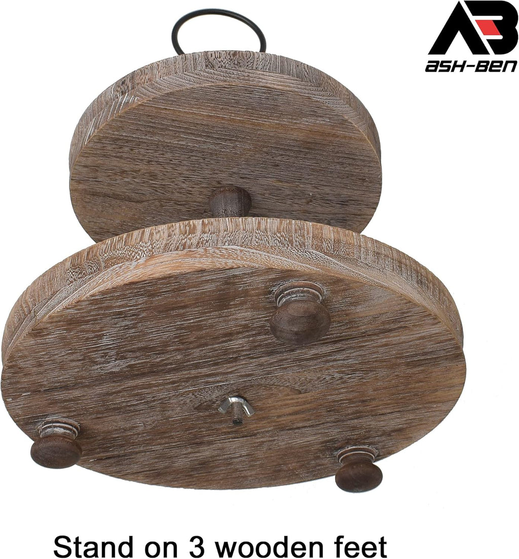 Two Tiered Tray with 10 Small & 12.5 Large Plates D649