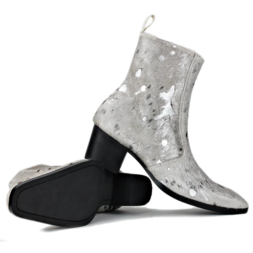 Silver Chelsea Boots M8814