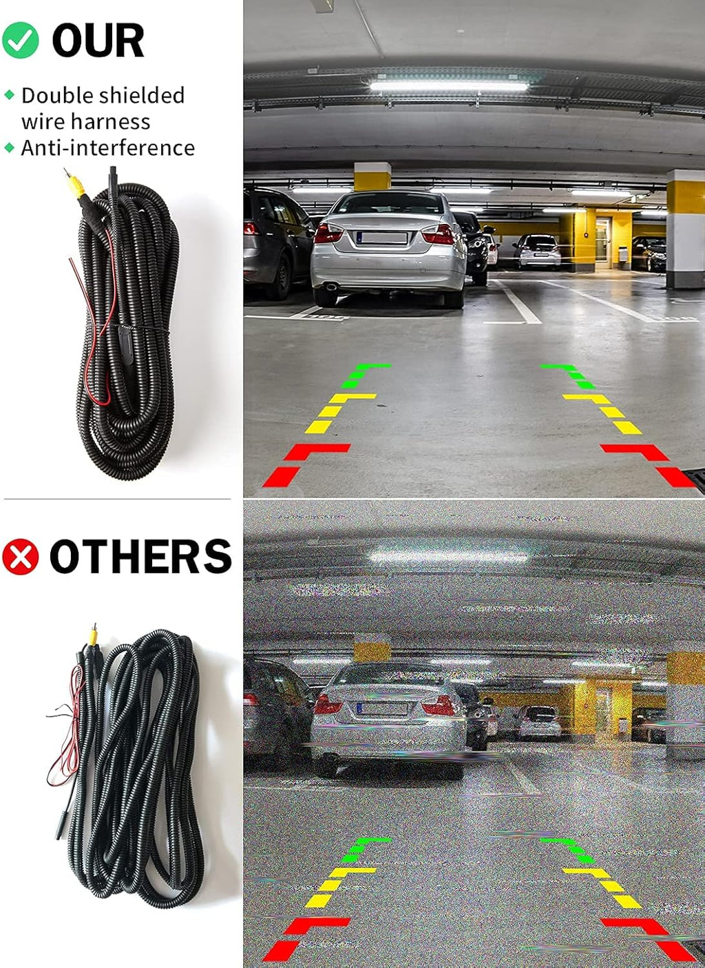 Backup Camera Tailgate Handle with RCA Connector X5270