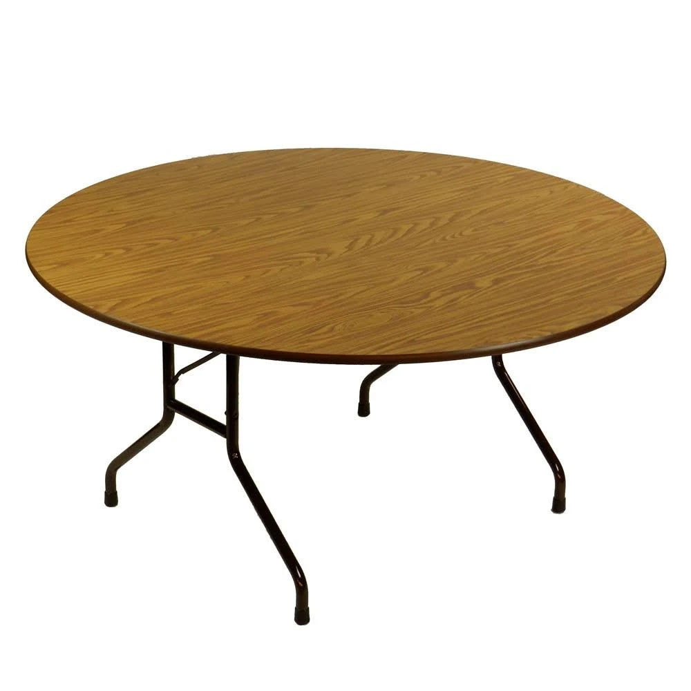 60x22 Round Melamine Folding Table Y665382