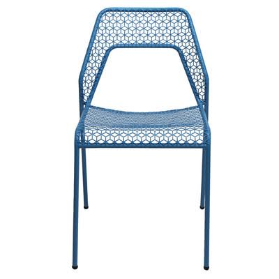 Bright Blue Mesh Patio Dining Chair L177