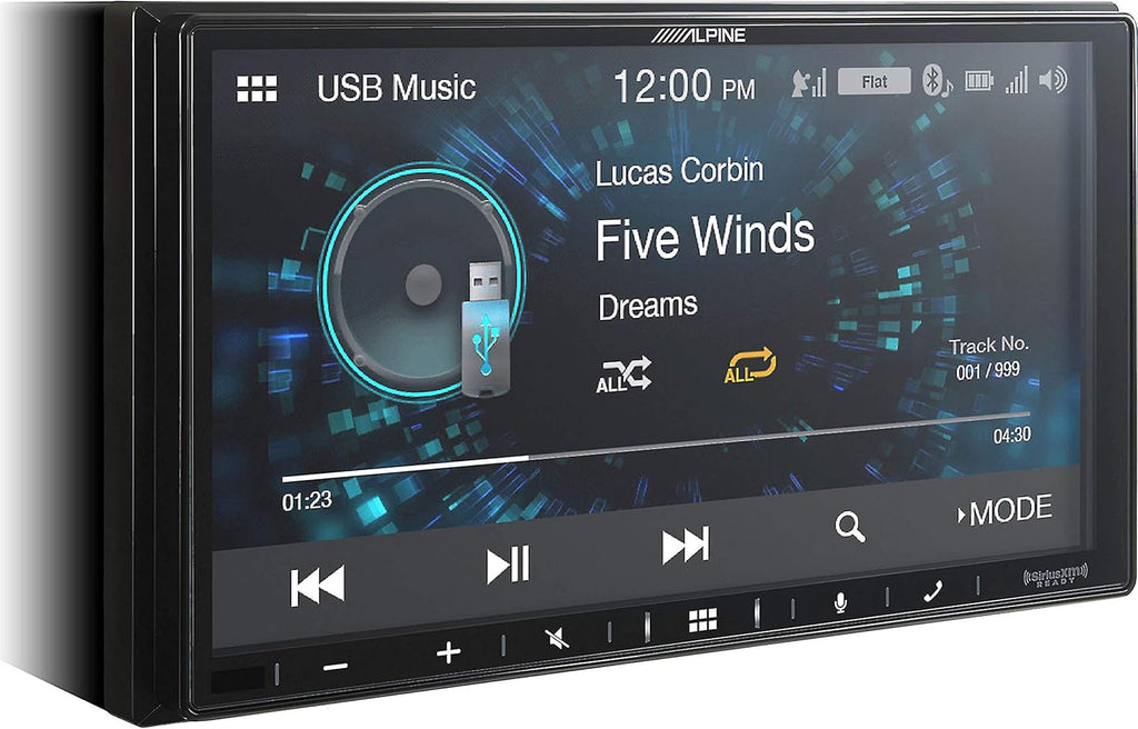 CarPlay & Android Auto Compatible Car Stereo with Sirius XM Tuner D38475