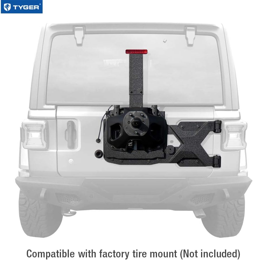 Textured Black Tire Carrier Kit Q752