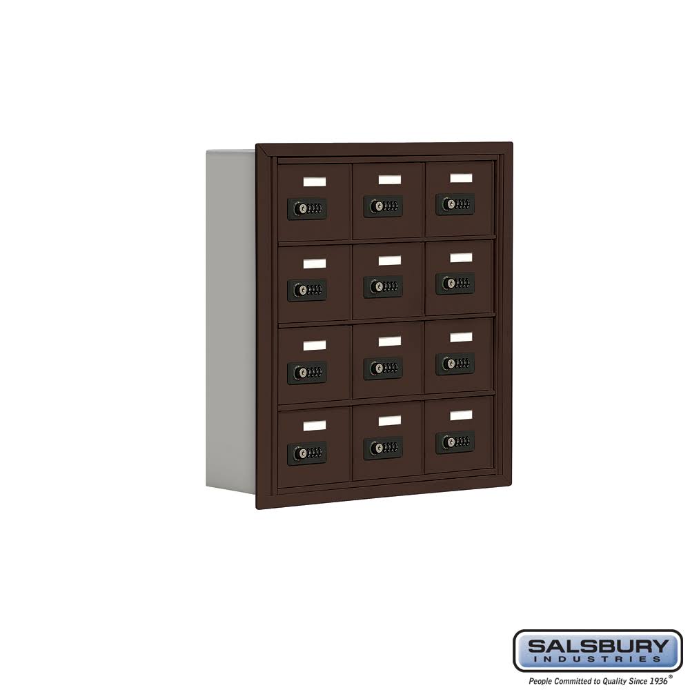 Bronze 4 Door Cell Phone Storage Locker Q705585