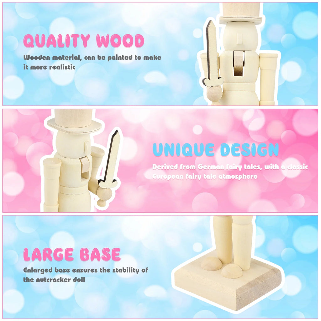Unfinished Wooden Nutcracker Doll T225652