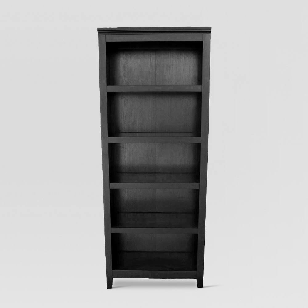 Black 5 Shelf Bookcase U468
