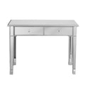 Matte Silver Storage Console Table Y43843