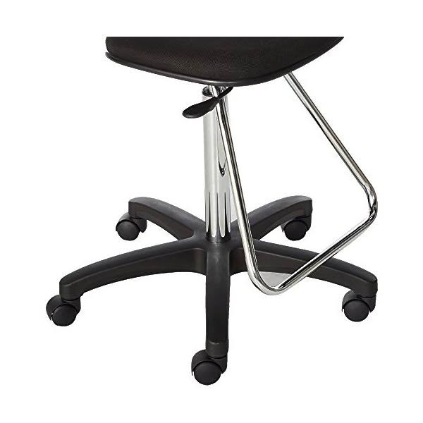 Black Melamine Drafting Table with Chair H856
