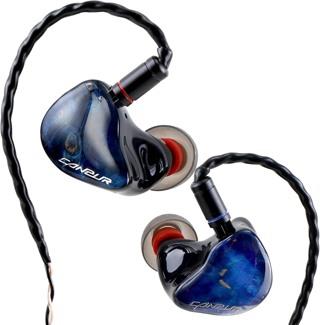 Blue Pack of 2 Wired In Ear Monitor Earphones B122658
