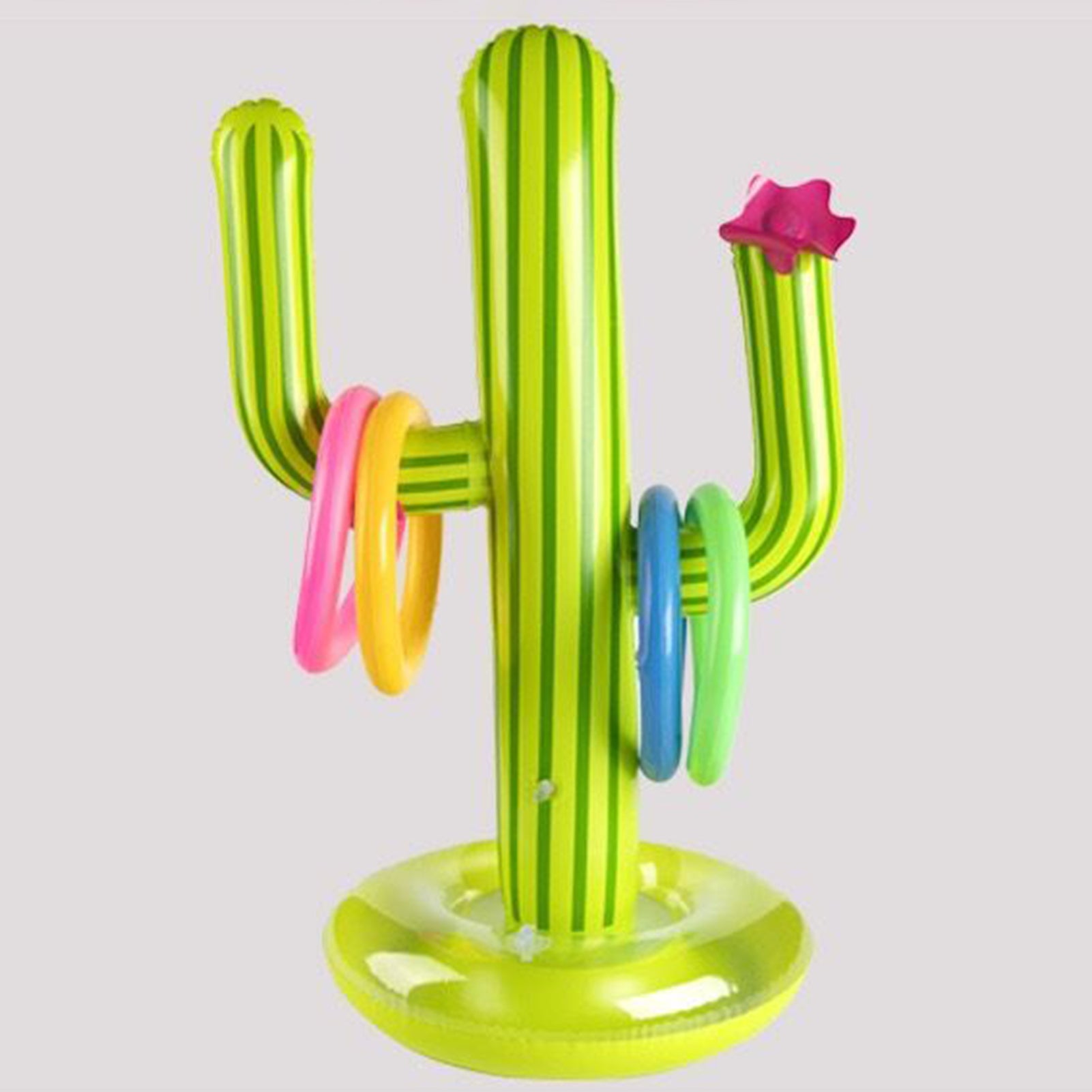 Inflatable Cactus Pool Float Toy Set of 1 A722