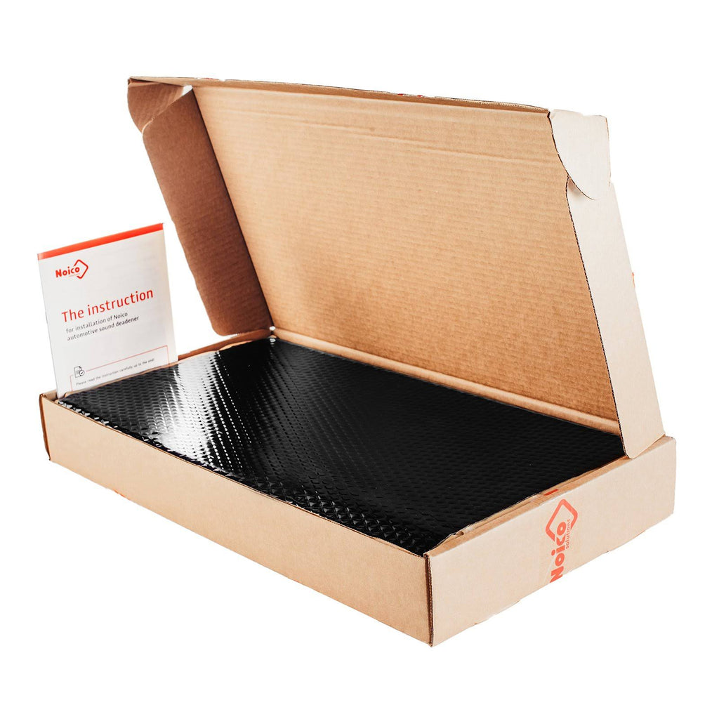 Black 80 Mil 36 Sq ft Car Sound Deadening Butyl Mat U518