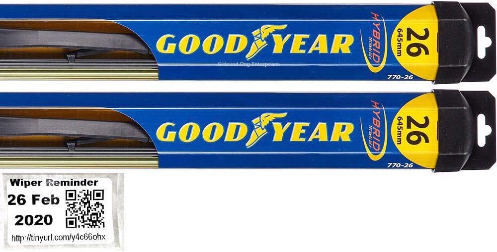 Windshield Wiper Blade Set Pack of 2 Q44373