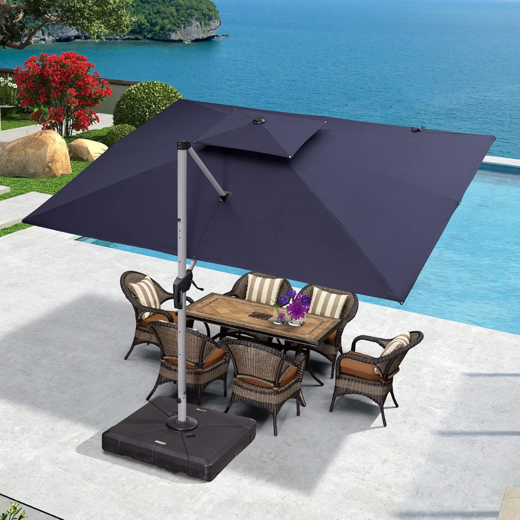 Grey Cantilever Patio Umbrella W945
