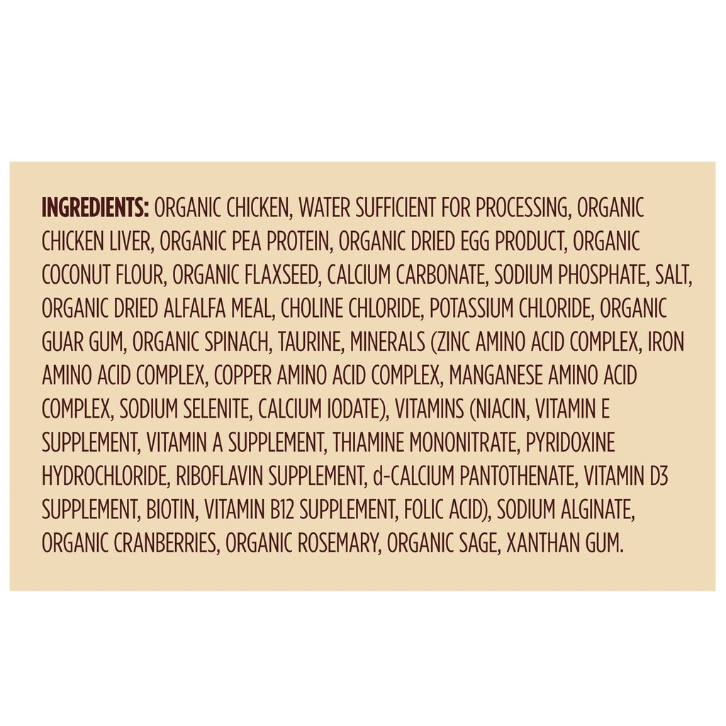 5.5-oz Case of 24 Grain Free Organic Shredded Chicken Canned Cat Food Z862372