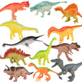 12Pcs Dinosaur Action Figures Playset Toys I874295