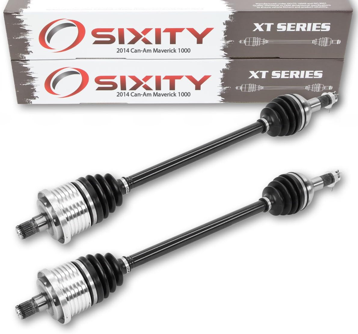 Rear Left Right Axles Pair for Can-Am Maverick 1000 4X4 O339