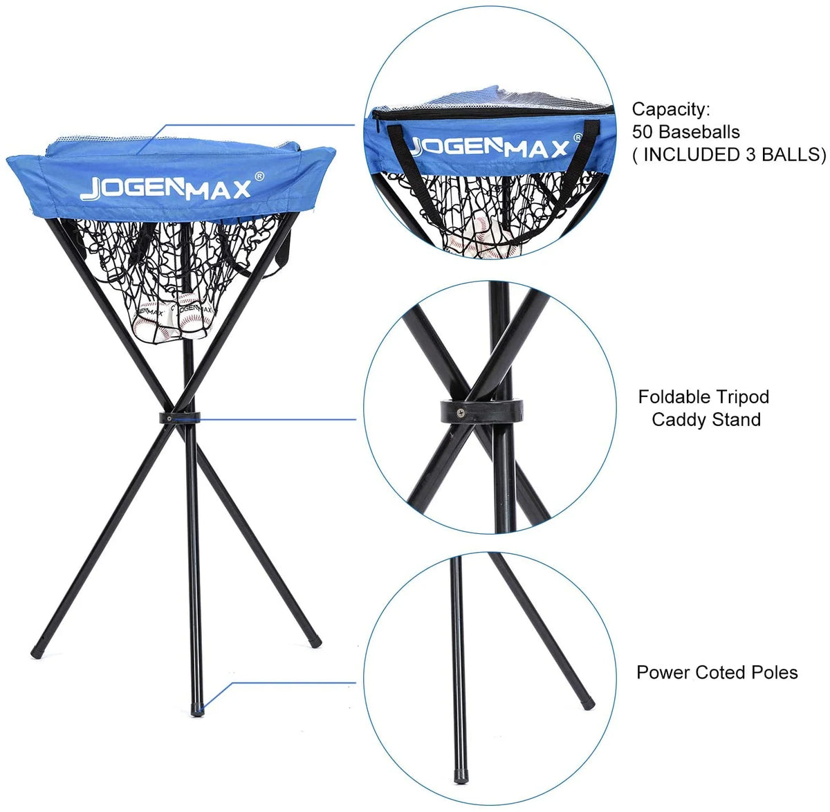 7x7 DLX Practice Net Baseball Softball Pitching Batting Training Equipment Set O969