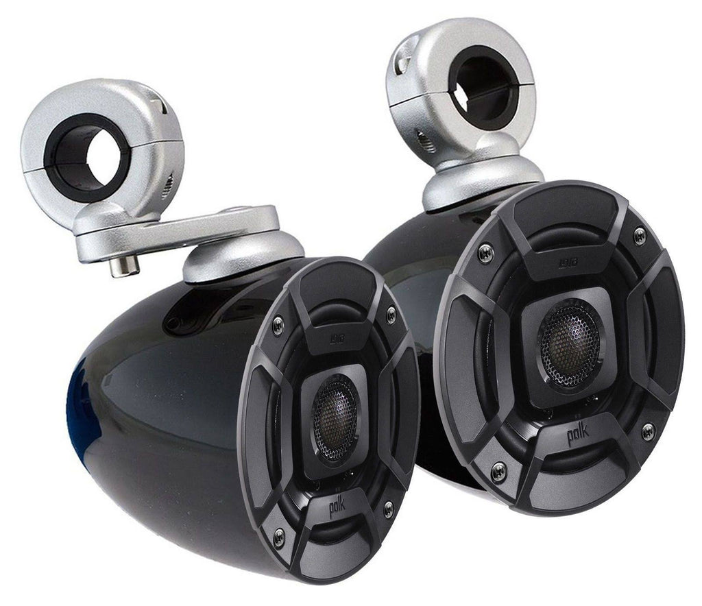 Dual 6.5x22 300 Watt Marine Boat Wakeboard Tower Speakers D84794