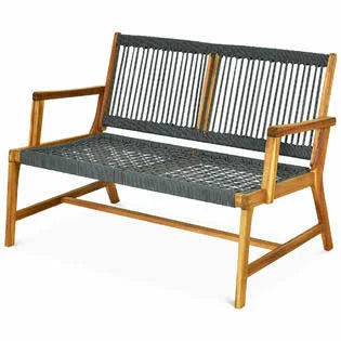Acacia Wood 2-Person Patio Bench O230