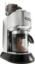 Silver Conical Burr Grinder with Porta Filter Attachment J231