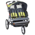 Carbon Green Double Jogging Stroller J786