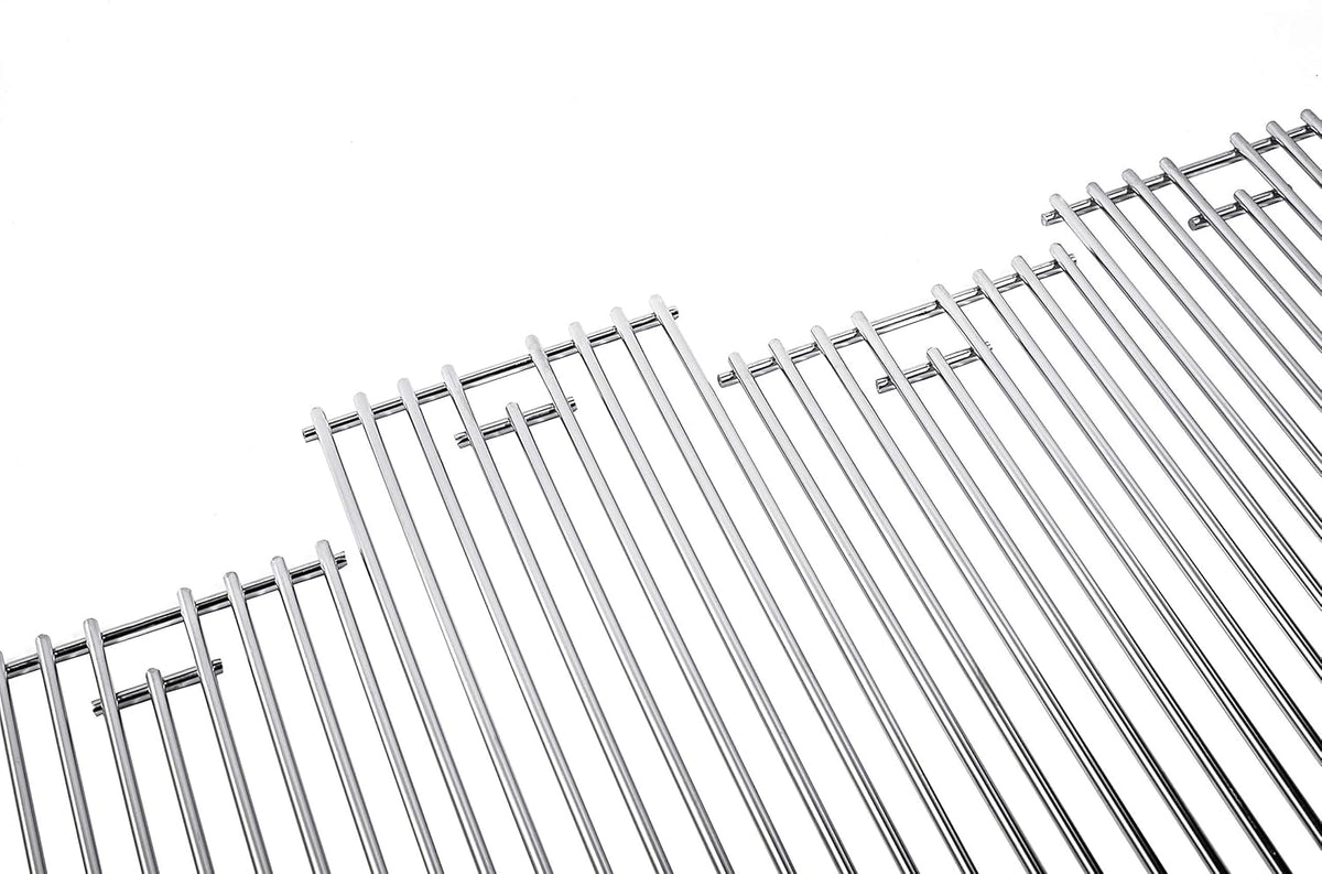 Stainless Steel BBQ Grill Grates 4-Pack 19.25" x 7.5" H457