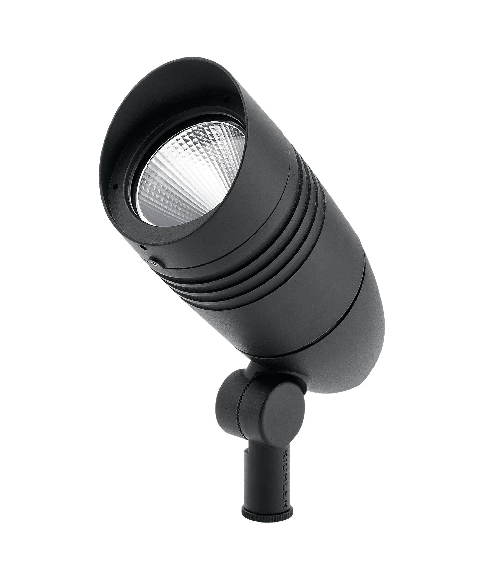 Textured Black LED Landscape Accent Light Q43810