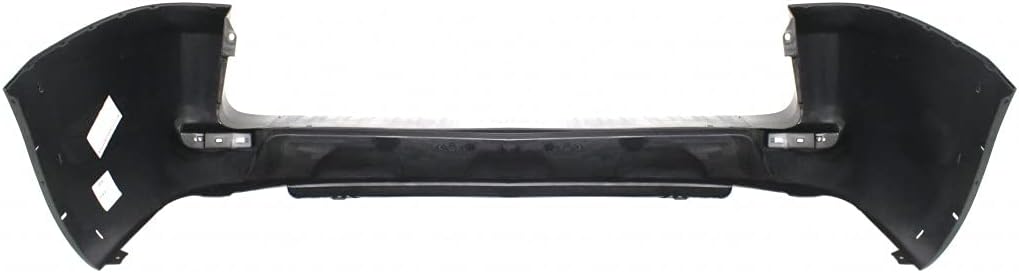 Rear Primed Bumper Cover with Flare Hole and Bumper Extension W414565