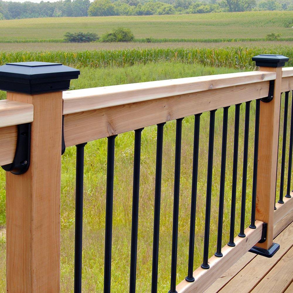 White Round Aluminum Balusters Pack of 100 G832