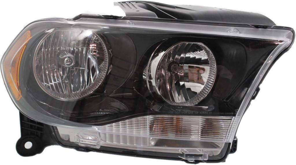 Headlight Assembly for Dodge Durango Passenger Side Black Housing K82227