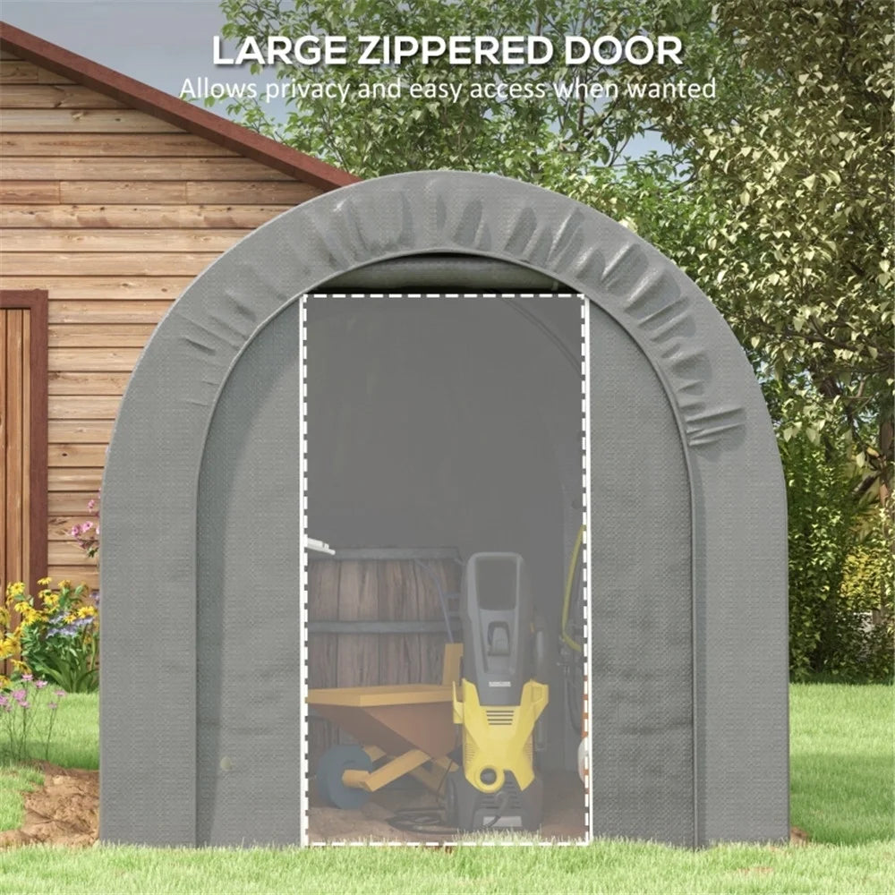Dark Gray Outdoor Storage Tent A638
