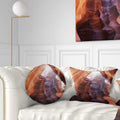 Purple Throw Pillow W5375